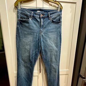 Old Navy Womens Blue Jeans, Straight, Size: 10